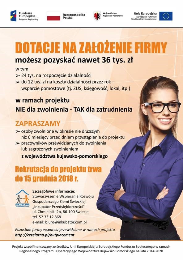 Dotacje na założenie firmy
