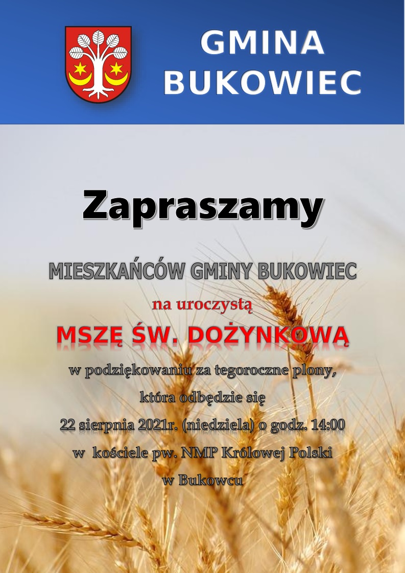 Dożynki 2021 - plakat