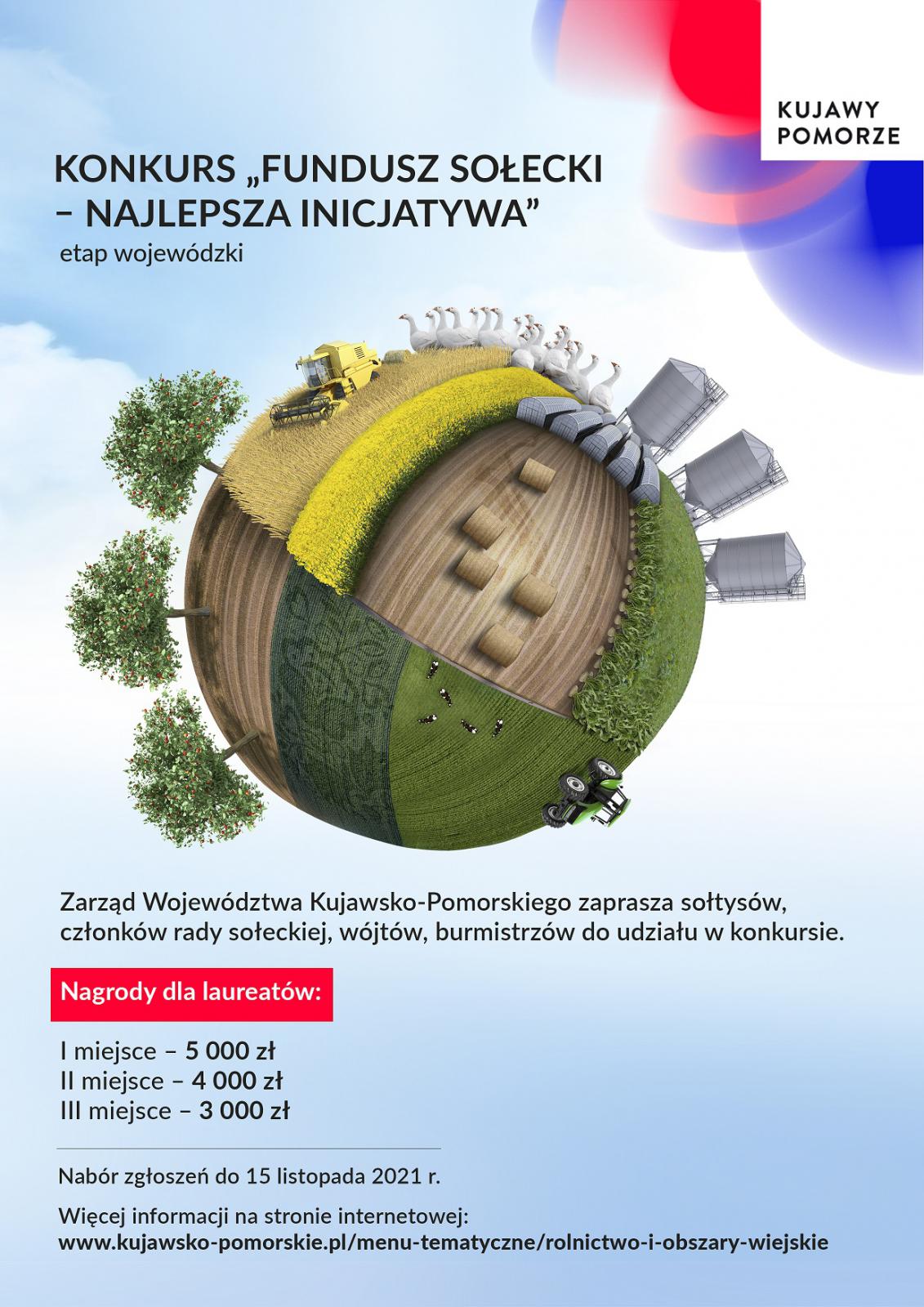 Konkurs sołecki - plakat