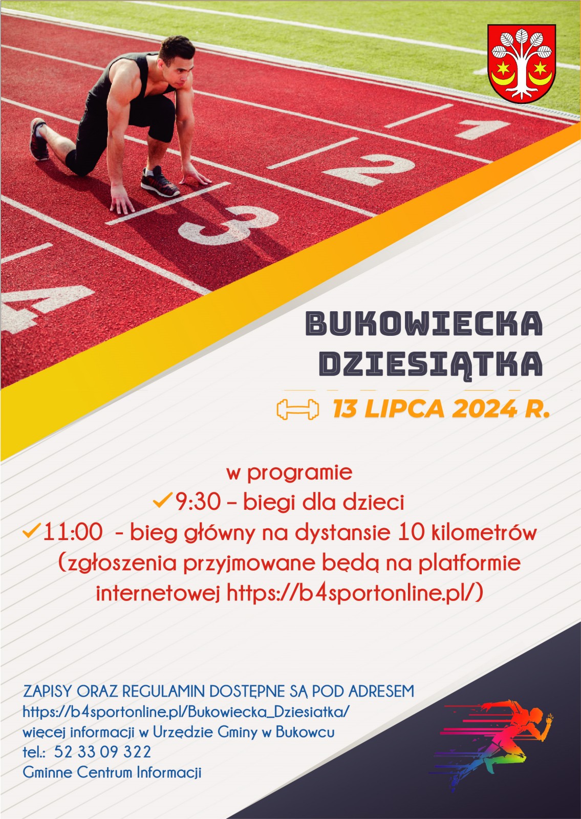 Bukowiecka Dziesiątka 2024 - plakat