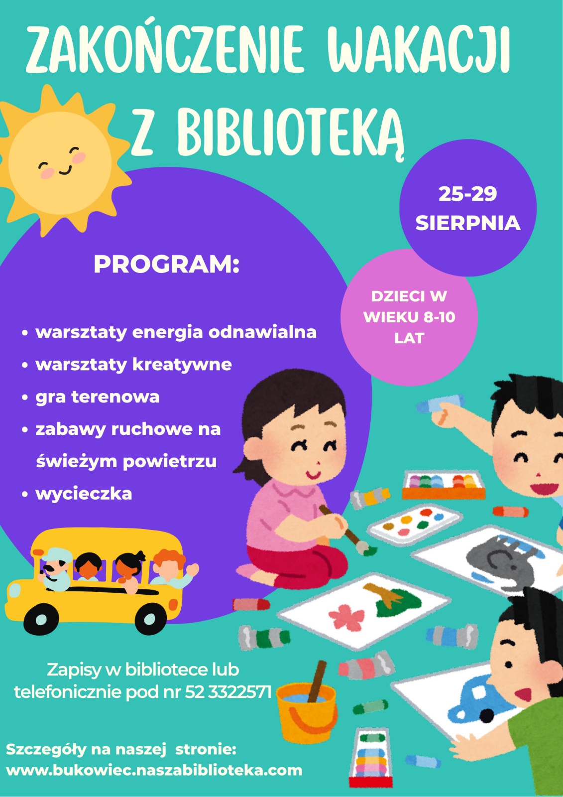 Zakończenie wakacji z biblioteką