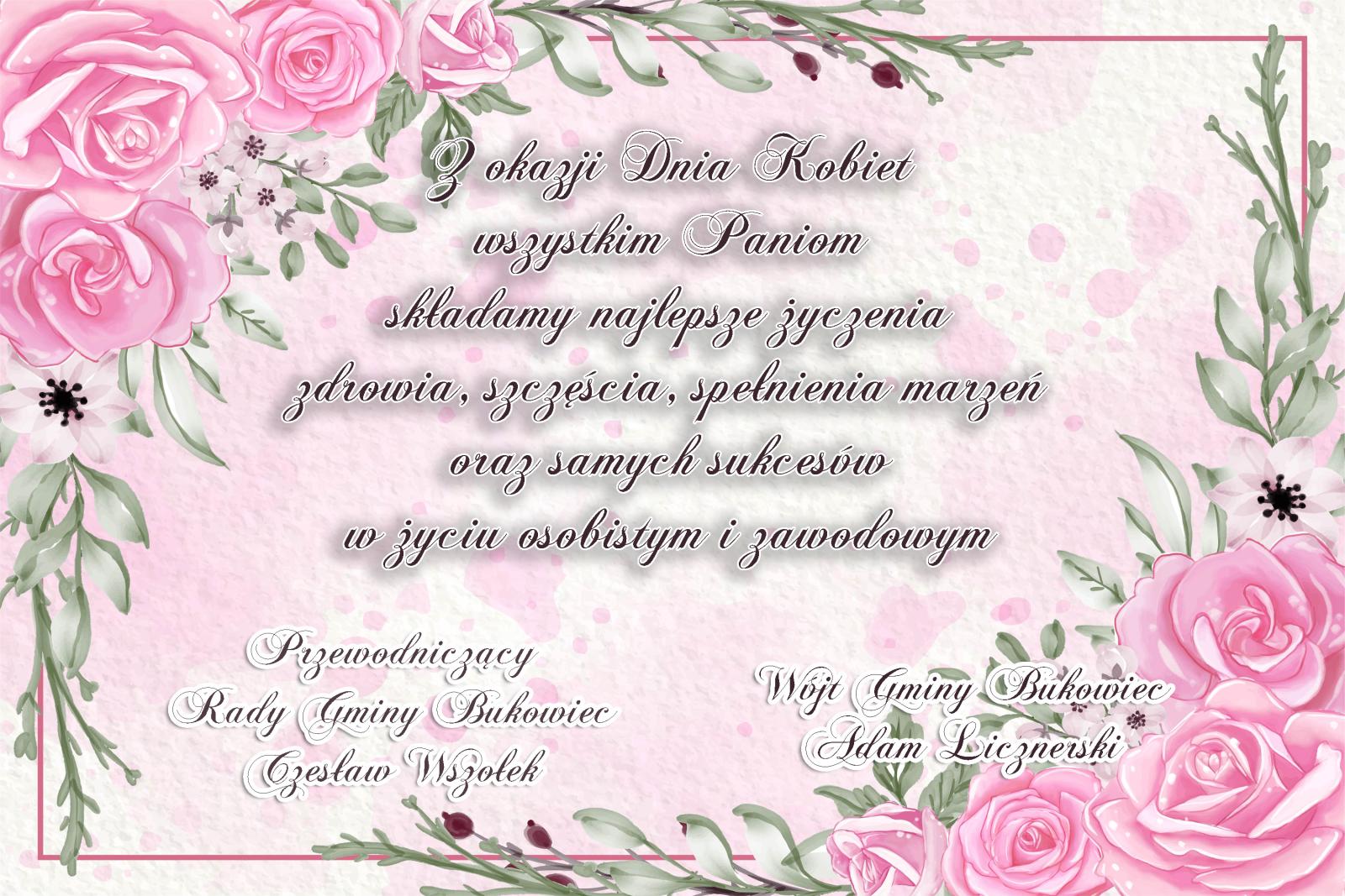 Życzenia z okazji Dnia Kobiet