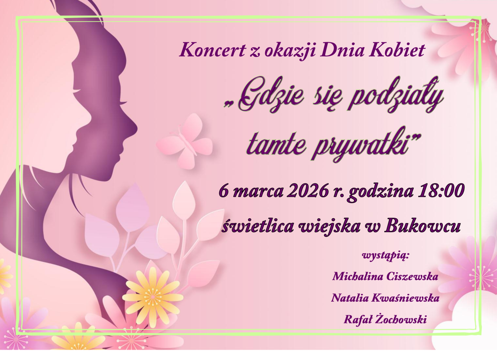 Koncert z okazji Dnia Kobiet