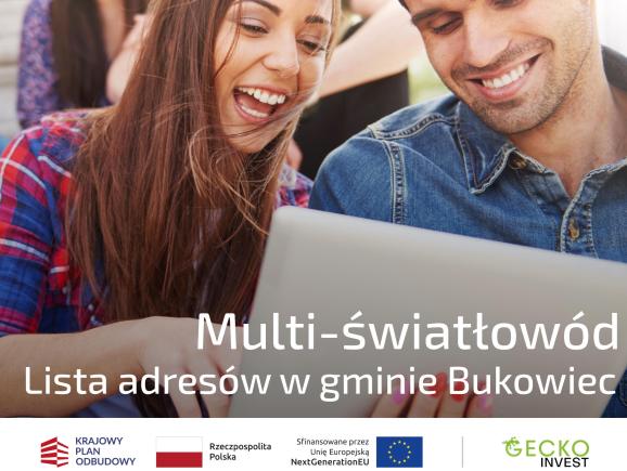 Światłowód w Gminie Bukowiec