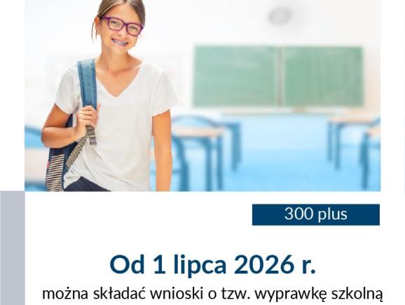 Od początku lipca można wnioskować o wyprawkę szkolną - infografika