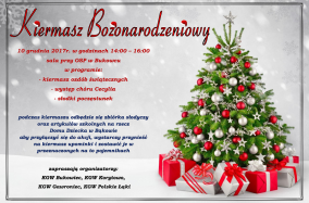 Kiermasz bożonarodzeniowy