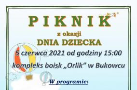 Piknik z okazji Dnia Dziecka - plakat