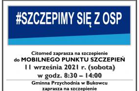 Szczepimy się z OSP - plakat