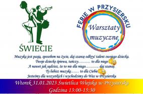 Ferie w Przysiersku - warsztaty muzyczne