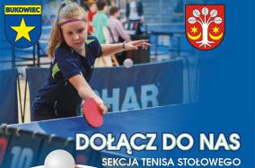 Nabór do sekcji tenisa stołowego - plakat