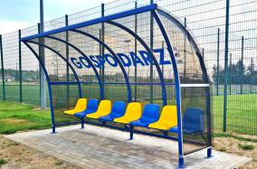 Nowa wiata stadionowa w Bukowcu