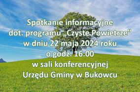 Spotkanie programu Czyste Powietrze - baner