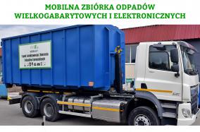 Mobilna zbiórka odpadów wielkogabarytowych i elektronicznych - infografika