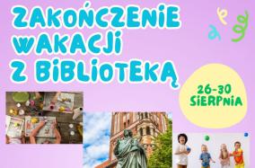 Zakończenie wakacji - plakat
