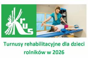 Turnusy rehabilitacyjne dla dzieci rolników