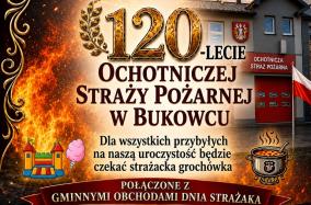 Gminne obchody Dnia Strażaka - plakat