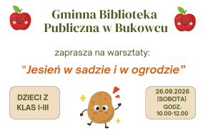 Jesień w sadzie i w ogrodzie - plakat