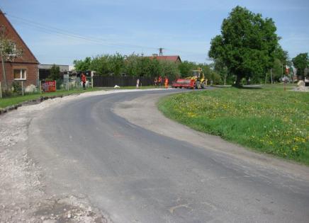 Przebudowa drogi z Bramki do Lniana