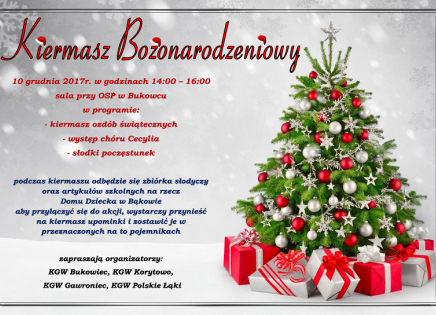 Kiermasz bożonarodzeniowy