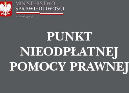 Punkt nieodpłatnej pomocy prawnej