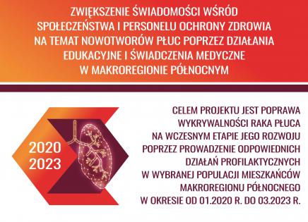 Ogólnopolski Program Wczesnego Wykrywania Raka Płuca - plakat