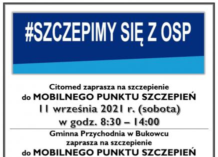 Szczepimy się z OSP - plakat