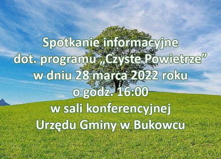 Baner-Spotkanie informacyjne programu Czyste Powietrze