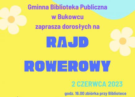 Rajd rowerowy - plakat