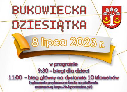 Bukowiecka Dziesiątka - plakat