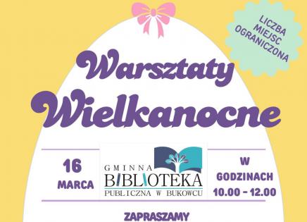 Warsztaty Wielkanocne - plakat