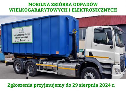 Mobilna zbiórka odpadów wielkogabarytowych i elektronicznych - infografika