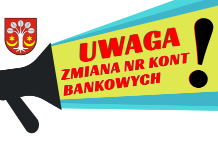 Uwaga! Zmiana numerów rachunków bankowych