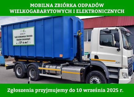 Mobilna zbiórka odpadów - infografika