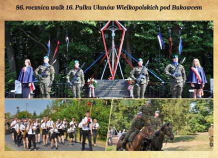 Rocznica Bitwy pod Bukowcem - plakat
