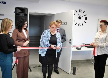 Gminna Przychodnia w Bukowcu po rozbudowie i modernizacji.