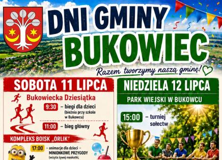 Dni Gminy Bukowiec 2026 - plakat
