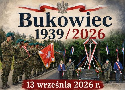 87. rocznica walka 16. Pułku Ułanów Wielkopolskich pod Bukowcem - plakat