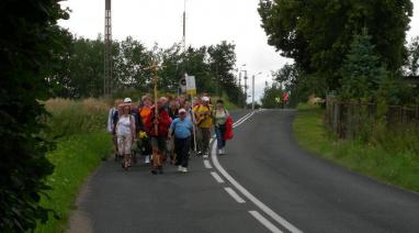 Piesza Pilegrzymka na Jasną Górę 2016 - Przystanek w Polednie - Parafia Polskie Łąki