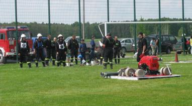 Gminne zawody sportowo-pożarnicze w Bukowcu 2011