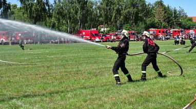 Strażacy rywalizowali w zawodach pożarniczych 2019