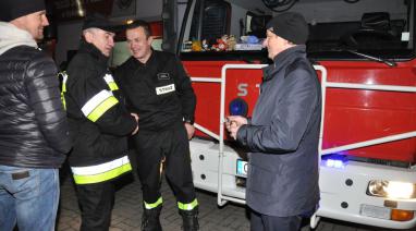 Fotorelacja z przyjazdu nowego samochodu strażackiego do Bukowca 2019