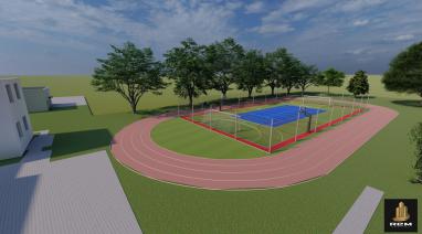 Modernizacja boiska przy szkole i remont świetlicy w Różannie 2022