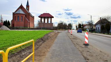 Ścieżka pieszo-rowerowa w Polskich Łąkach 2024